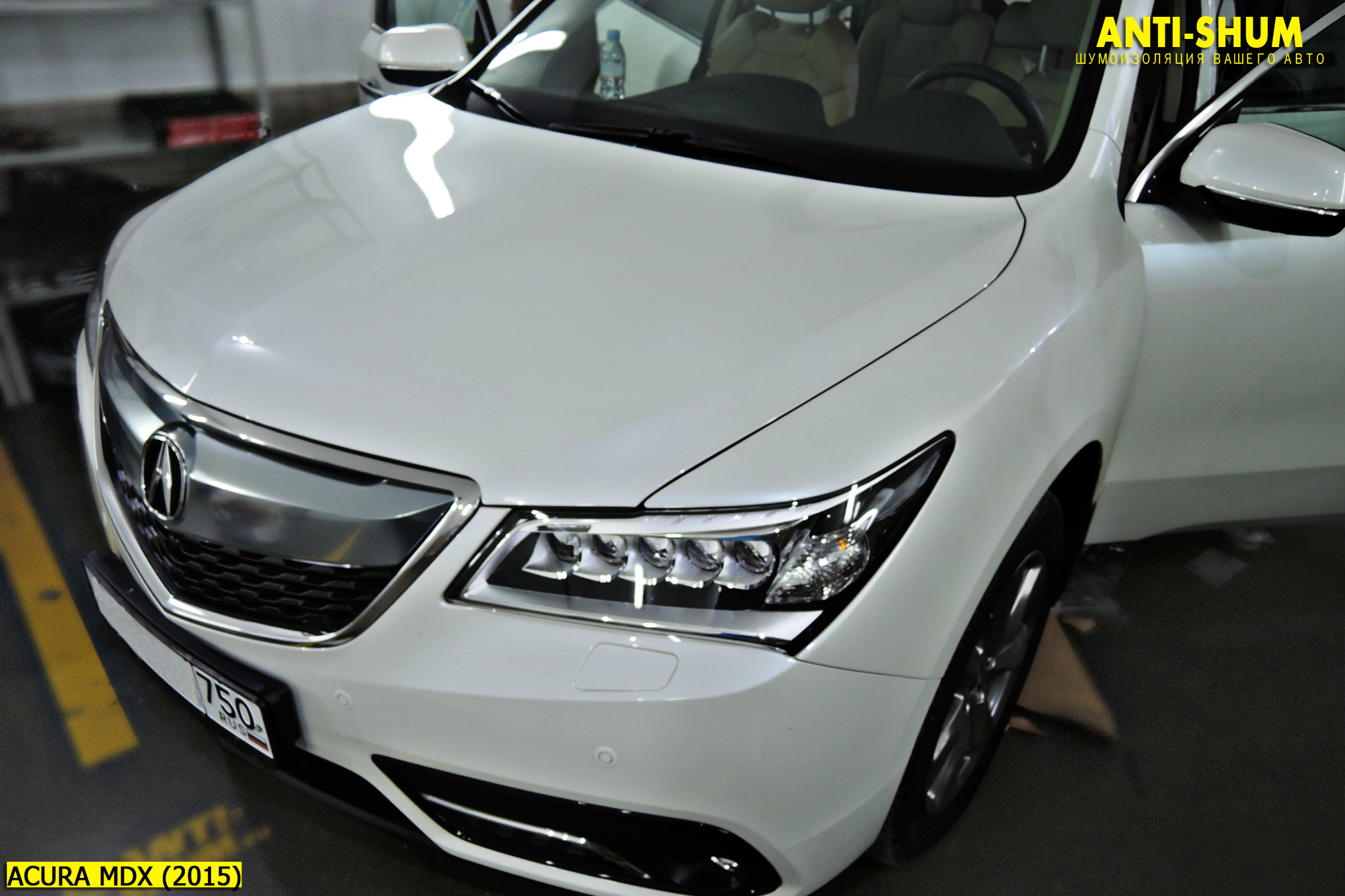 Шумоизоляция acura mdx 2014